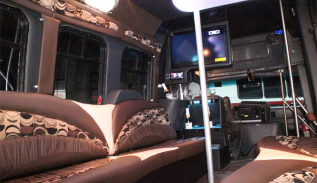 Luxury limo buses for 24 passenger group
